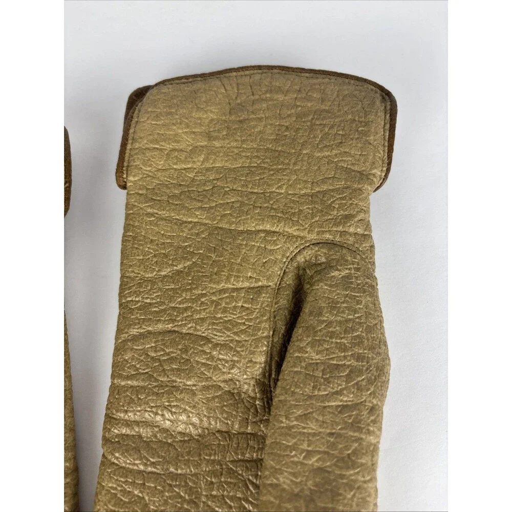 VTG Aris Snuggler Gloves Size R Tan Thick Liner Warm